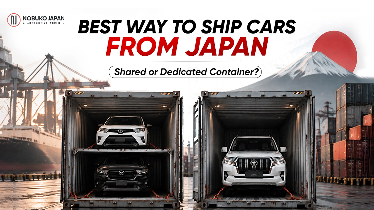 Best Way to Ship Cars from Japan Shared or Dedicated Container?